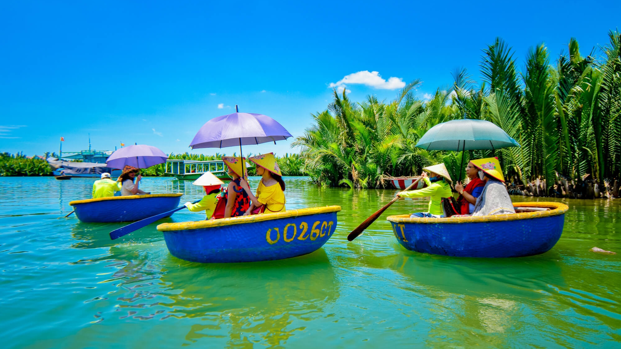 Day 4 Glide Through Cam Thanh Coconut Jungle On A Fun And Scenic Basket Boat Ride