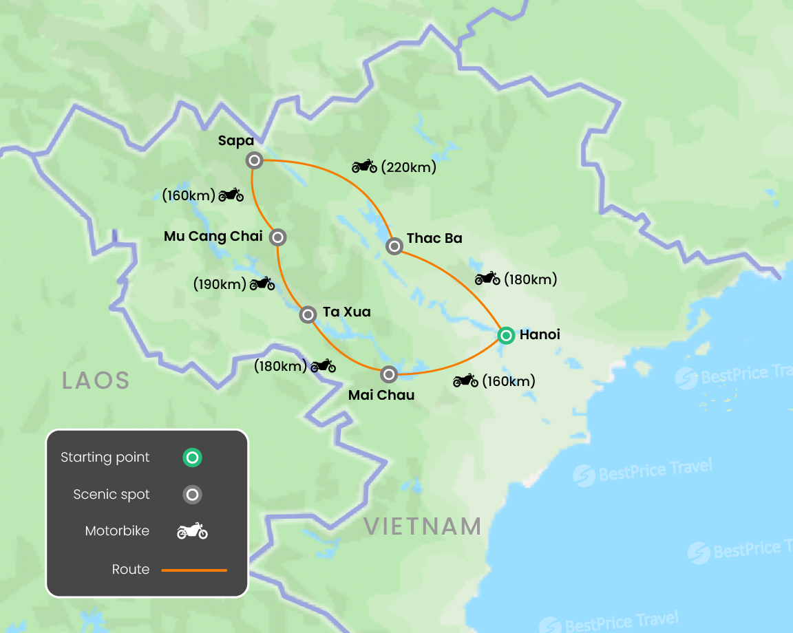 Amazing North Vietnam Motorbike Adventure 8 Days