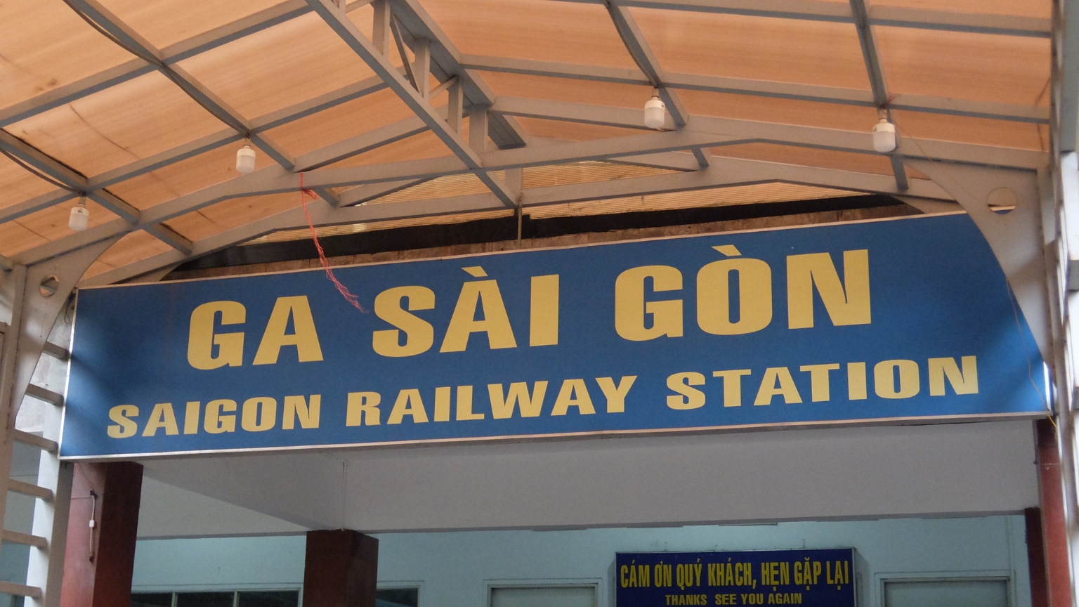 Arriving At The Bustling Saigon Station