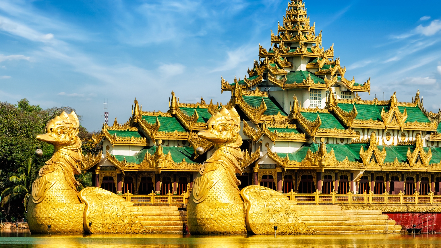 Day 1 Explore The Iconic Karaweik Hall On Kandawgyi Lake