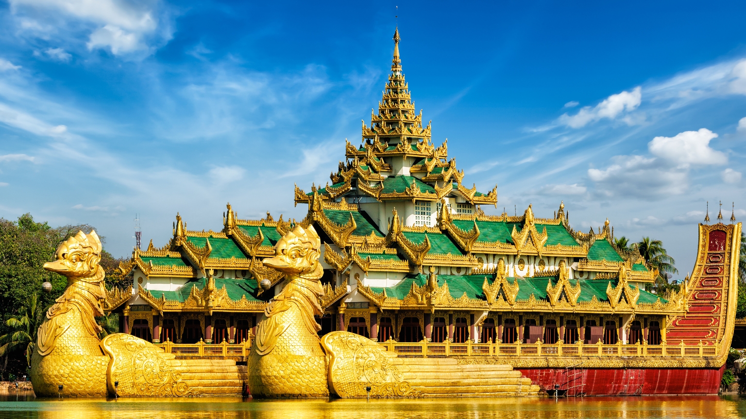 Day 4 Capture The Elegance Of Karaweik Hall On The Lakeside