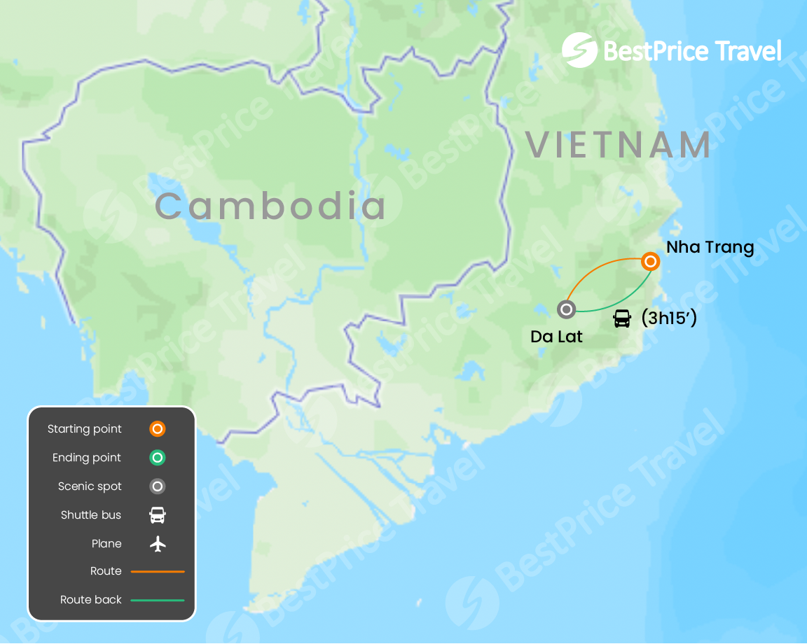 Scenic Da Lat Highlands & Nha Trang Beach Muslim 5 Days