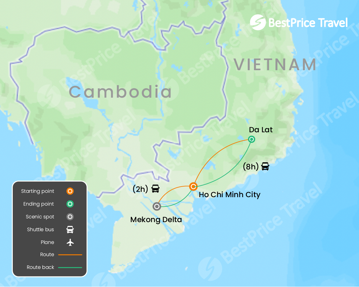 Ho Chi Minh City & Dalat Mountain Escape Muslim Tour 5 Days