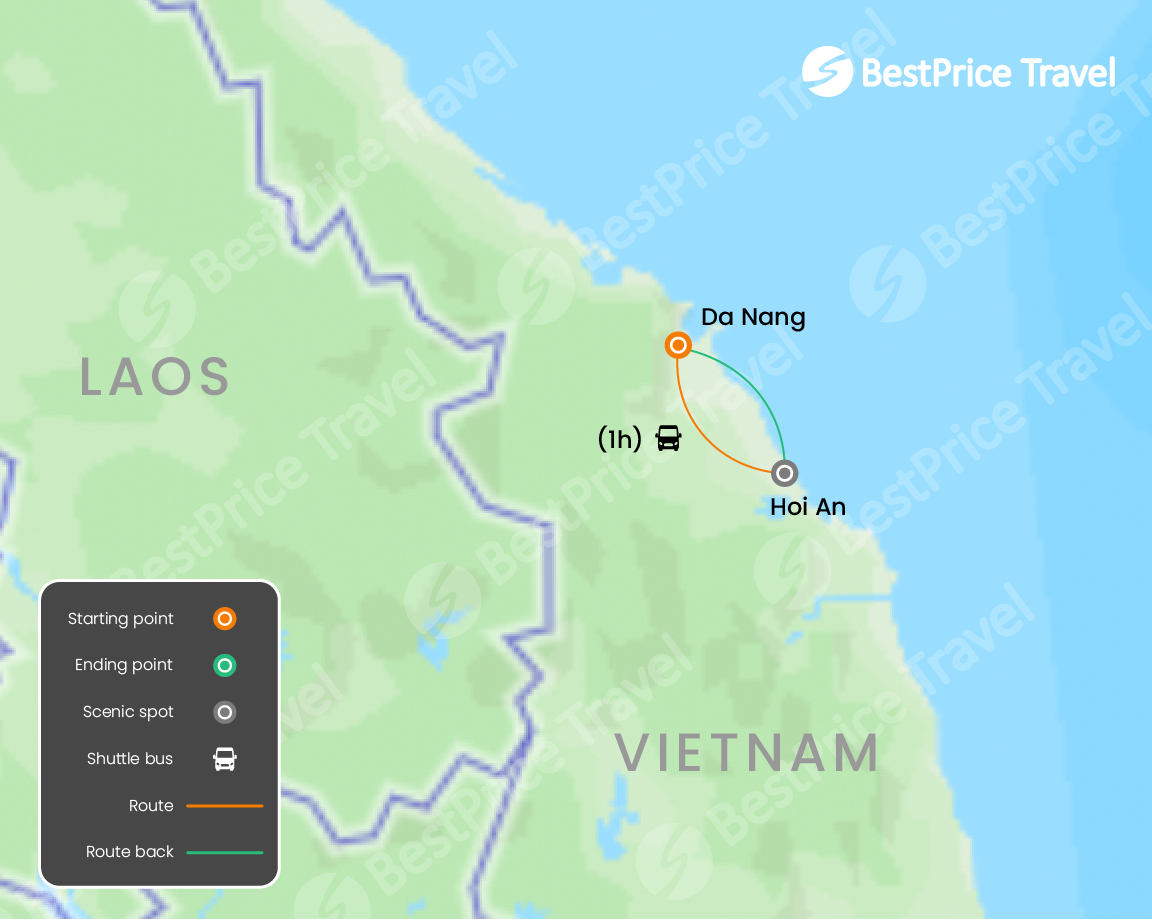 Central Heritage Journey Ba Na Hills, Coconut Forest & Hoi An 4 Days