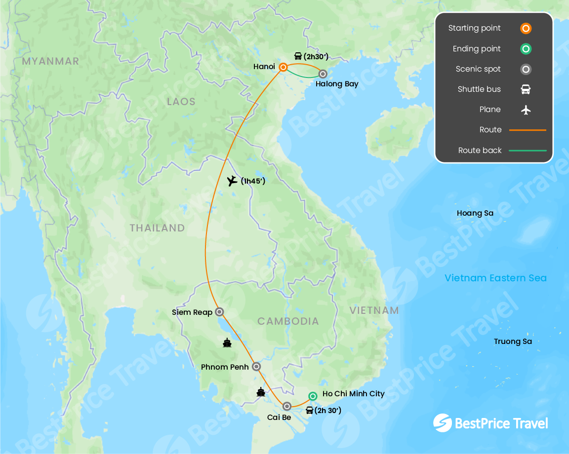 Indochina Tapestry Heritage & Hidden Gems 15 Days