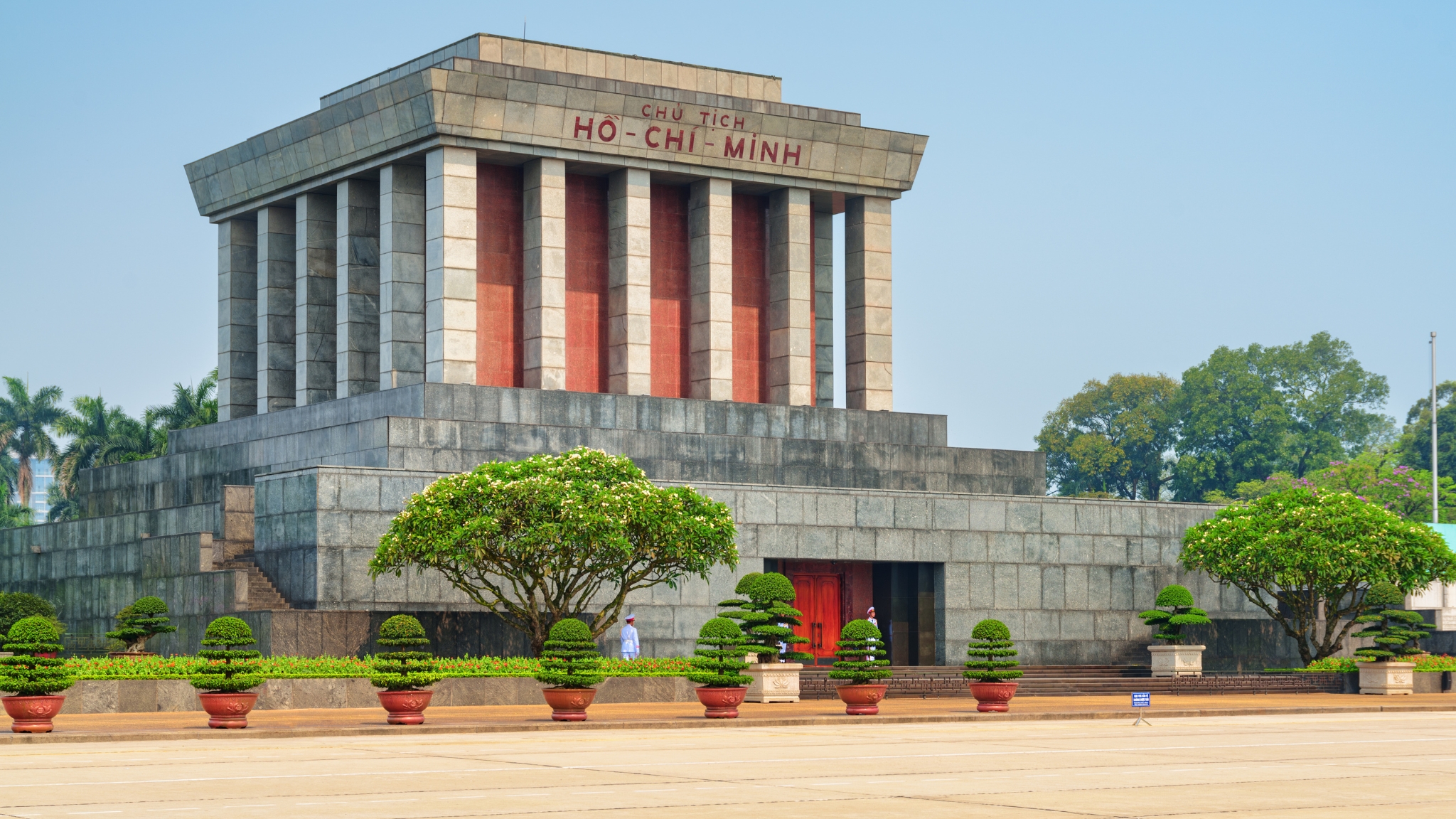 Day 2 The Historic Ho Chi Minh Mausoleum Viewed From Ba Dinh Square