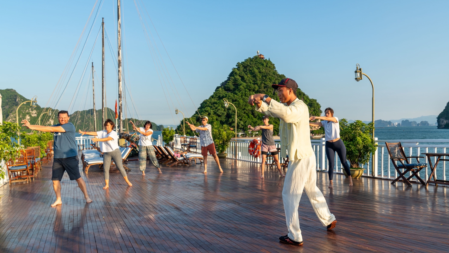 Day 6 Practice Tai Chi At Sunrise And Embrace The Peaceful Atmosphere
