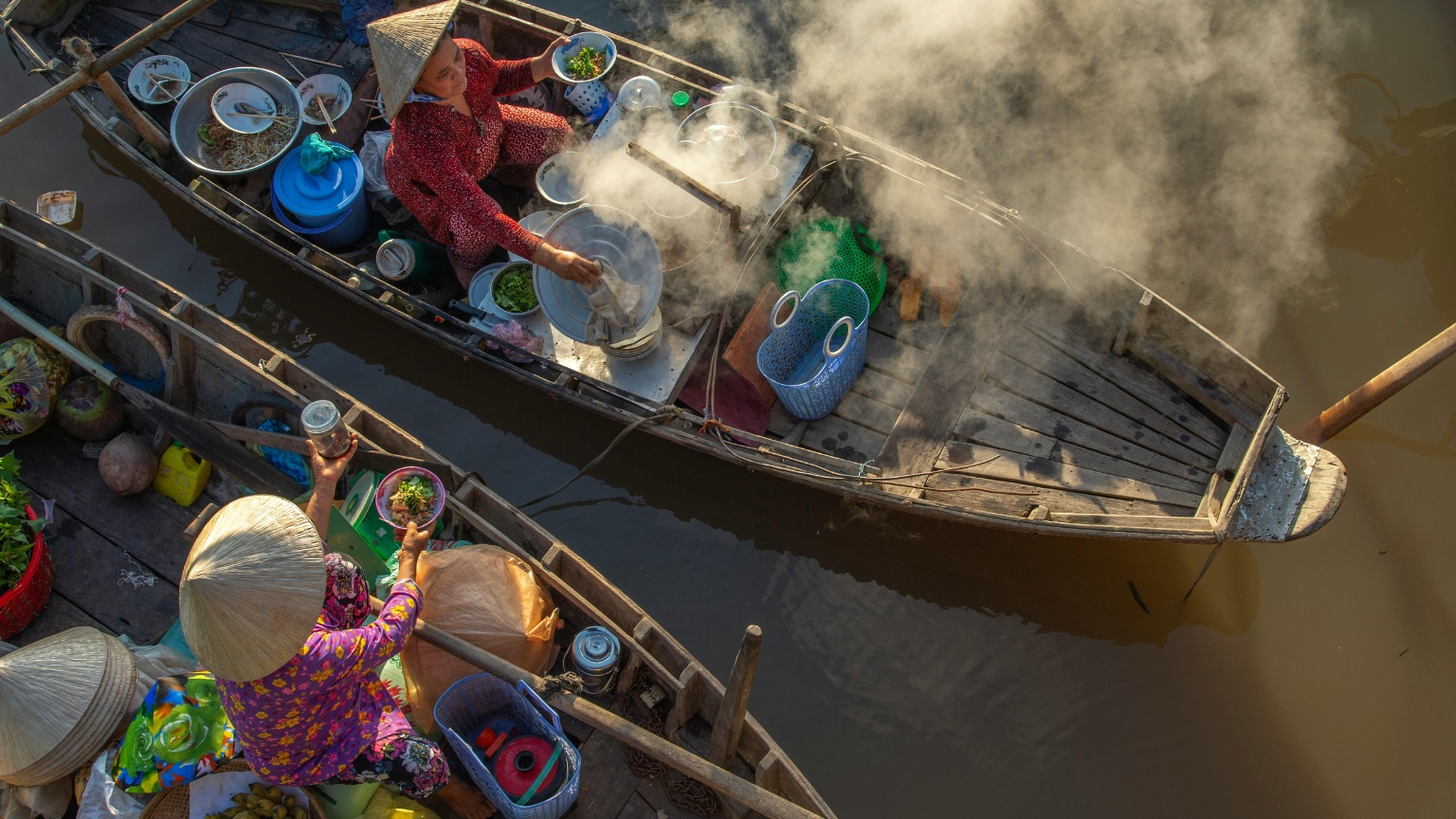 Day 11 Experience Cai Rang Floating Market Early In The Morning
