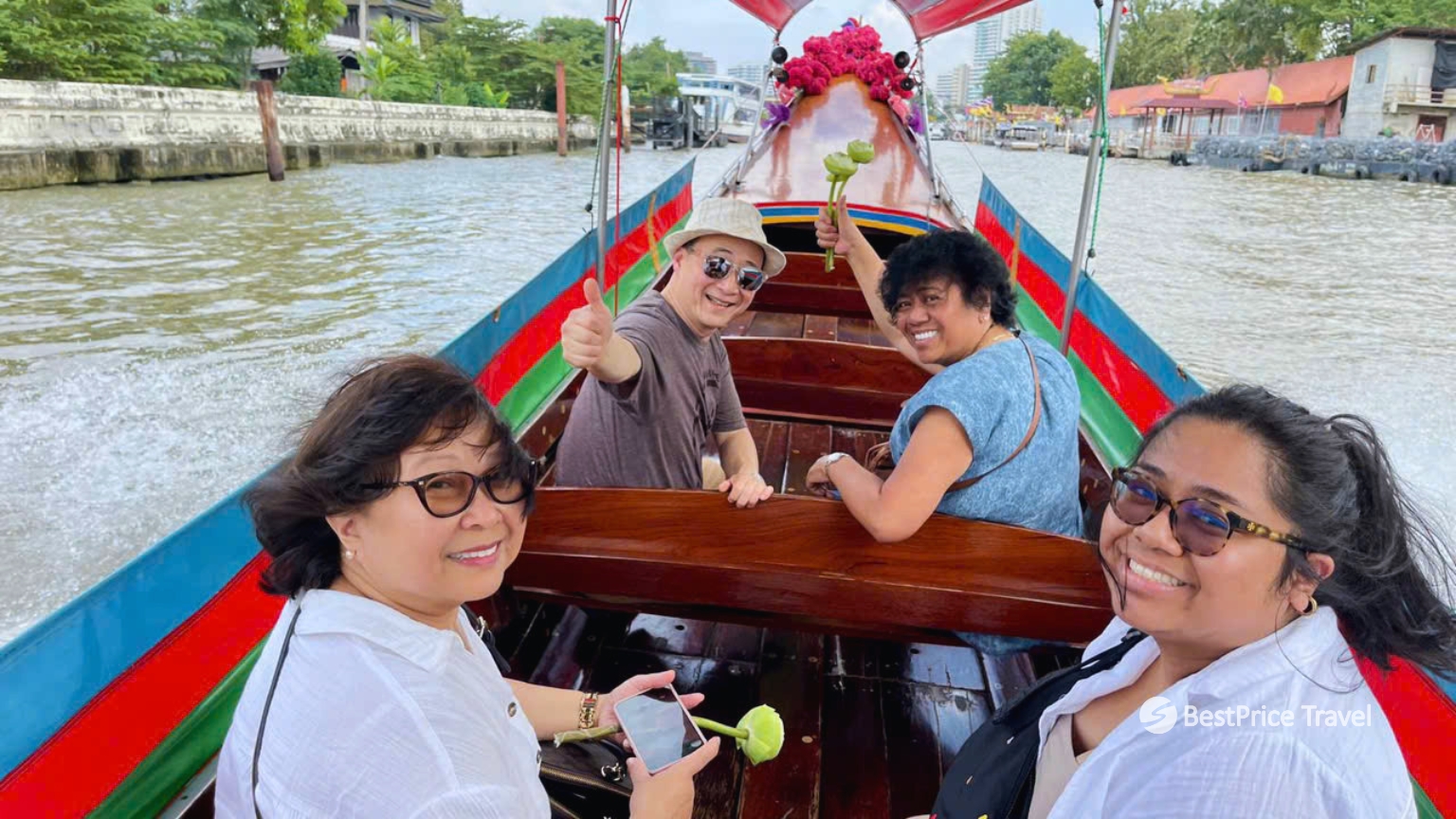 Day 2 Ride A Long Tail Boat Through Scenic Waterways