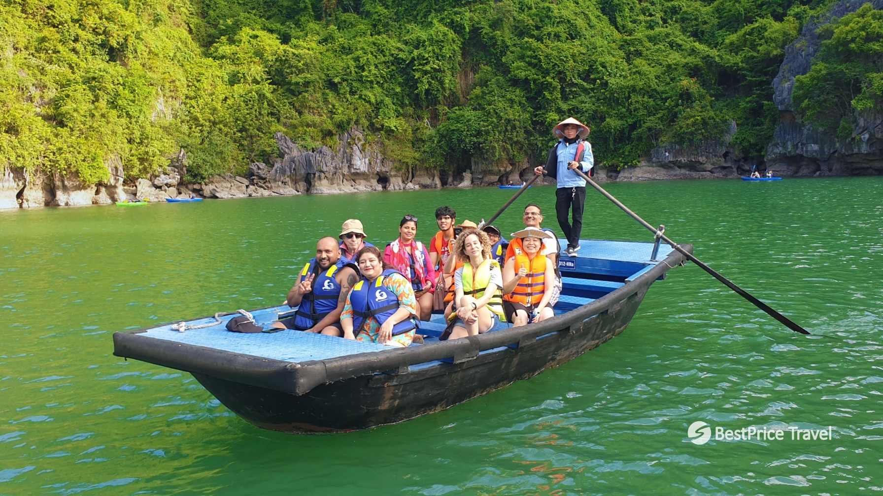 Day 15 Take A Boat Ride In Ha Long Bay Surrounded By Limestone Islands