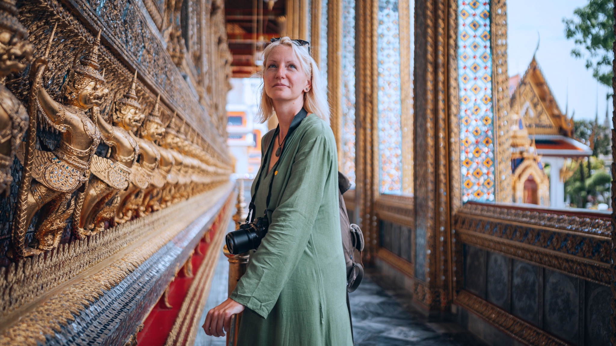 Day 2 Check In Amidst Royal Palace's Delicate Patterns